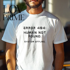 Camiseta Cotización de tendencia del error 404