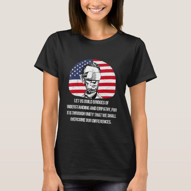 Camiseta Cotización ficticia de Lincoln Futuristic VR (Anverso)