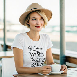 Camiseta Cotización gráfica motivacional de B&W Vintage