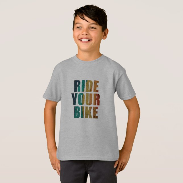 Camiseta Cotización motivadora de ciclismo de montaña (Anverso completo)