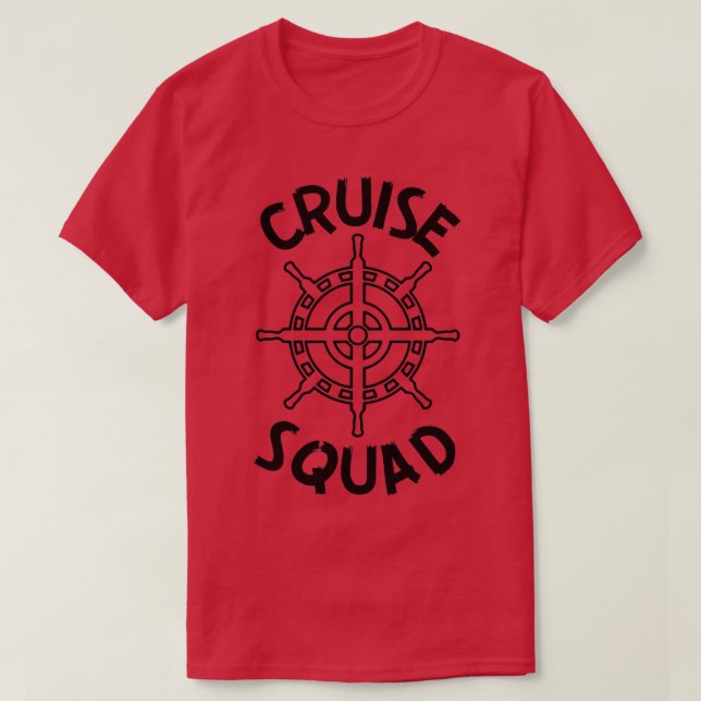 Camiseta Cotizaciones de cruceros para cruceros Squad 2 (Diseño del anverso)