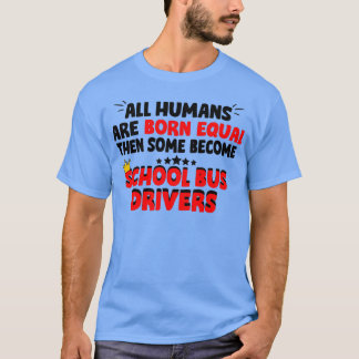 Camiseta Cotizaciones del conductor del autobús escolar par
