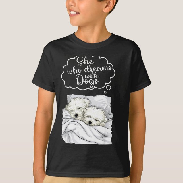 Camiseta Coton De Tulear Dog Nightgown Pajama  (Anverso)
