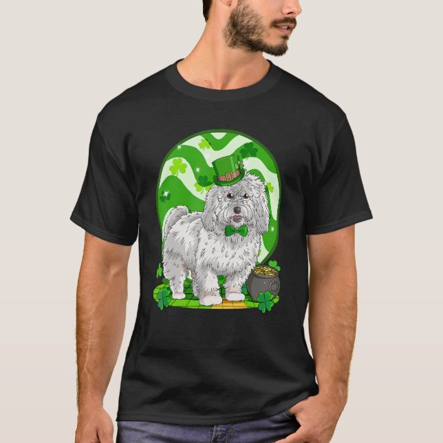 Camiseta Coton De Tulear Lucky Leprechaun St Patricks Day (Anverso)
