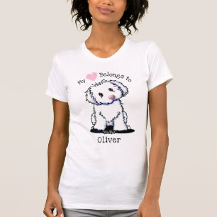 Camiseta Coton de Tulear MY HEART PERTENECE