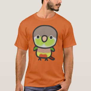 Camiseta Cotorra de mejilla verde / Piña