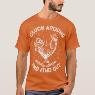 Camiseta Cotorrear y Descubrir Chiste Divertido del Gallo M