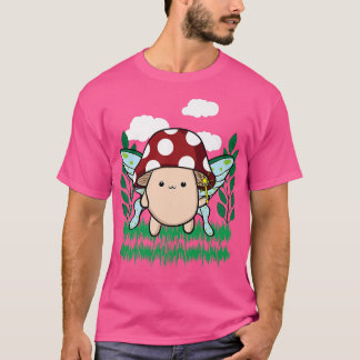 Camiseta Cottagecore Aesthetic Cute Kawaii Fairy Mushroom F
