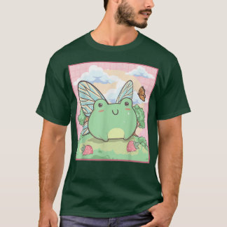 Camiseta Cottagecore Aesthetic Kawaii Fairy Frost Butterfly