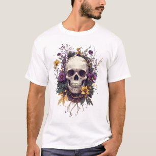 Camiseta Cottagecore Aesthetic Skull Collector Flo