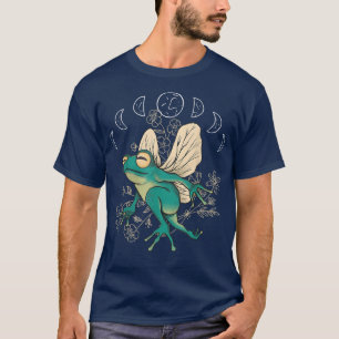 Camiseta Cottagecore Estética Rana Hada Luna Celestial Ph