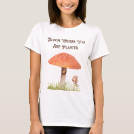 Camiseta Cottagecore Fairy Mushroom Tee