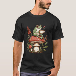 Camiseta Cottagecore Frog Mujeres Cottagecore Estética