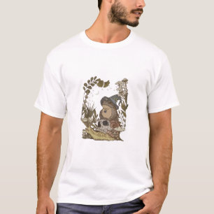 Camiseta Cottagecore Hongo Botánico Bruja Rana Goblinc