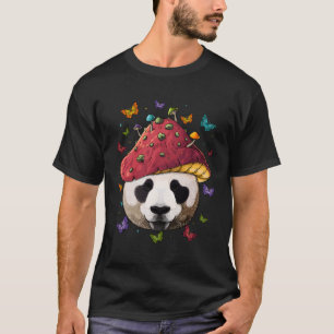 Camiseta Cottagecore Panda Aesthetic Mushroom Goblincore