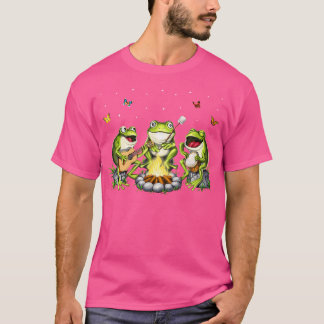 Camiseta Cottagecore Ranas estéticas Camping Bosque Goblinc