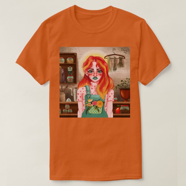 Camiseta cottagecore vibes (Diseño del anverso)