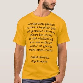 Camiseta Cotton Eye Jove - Parodia del poema latino