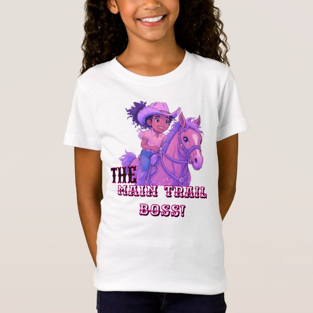 Camiseta CottonCandy Cowgirl (Anverso)