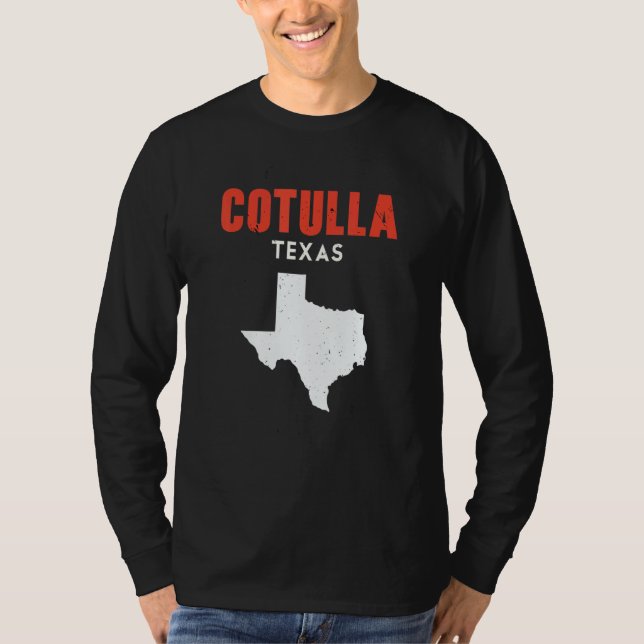 Camiseta Cotulla Texas USA State America Travel Texas (Anverso)
