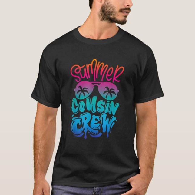 Camiseta Cou de verano de verano de gafas de sol playa camp (Anverso)