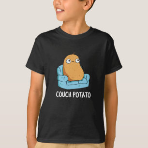 Camiseta Couch Potato Funny Potato Pun Dark BG