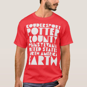 Camiseta Coudersport PA Cherry Springs Potter County Pennsy