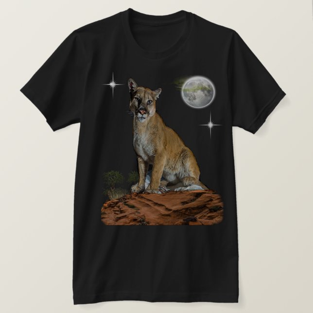 Camiseta Cougar (Anverso del diseño)
