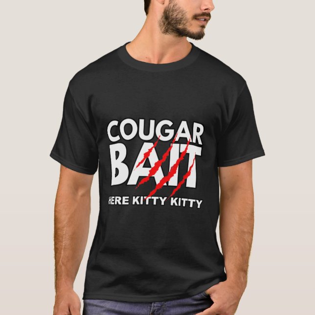Camiseta Cougar Bait Fun Halloween disfraz mujer mayor Youn (Anverso)