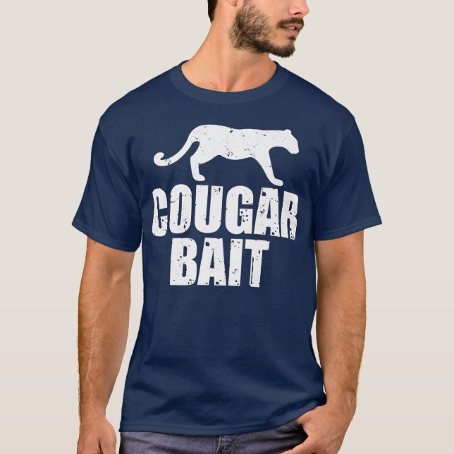 Camiseta Cougar Bait Funny Gift Cougar Caza (Anverso)