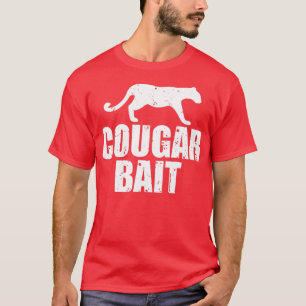 Camiseta Cougar Bait Funny Gift Cougar Caza Sucia de Pesca