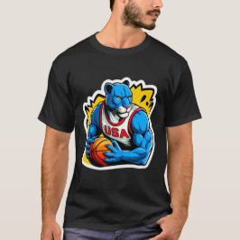 CAMISETA COUGAR DE BALONCESTO DE LOS EE.UU. 3