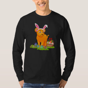 Camiseta Cougar Easter Egg Hung Bunny Cougar Easter Sund