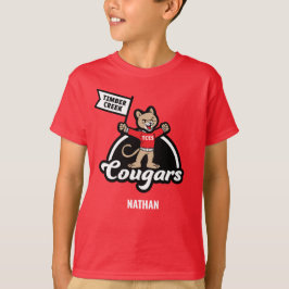 Camiseta Cougar Mascot Elemental de Timber Creek