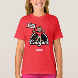Camiseta Cougar Mascot Elemental de Timber Creek