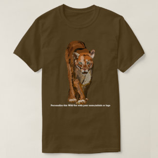Camiseta Cougar o Mountain Lion o Puma T