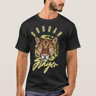 Camiseta Cougar Slayer Animal Salvaje Big Cat Cougar Hunter