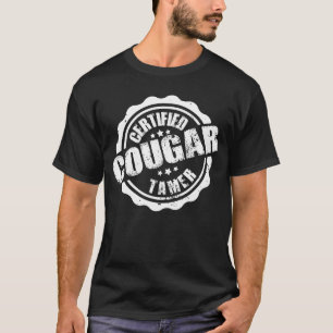 Camiseta Cougar Tamer, un hombre divertido y certificado