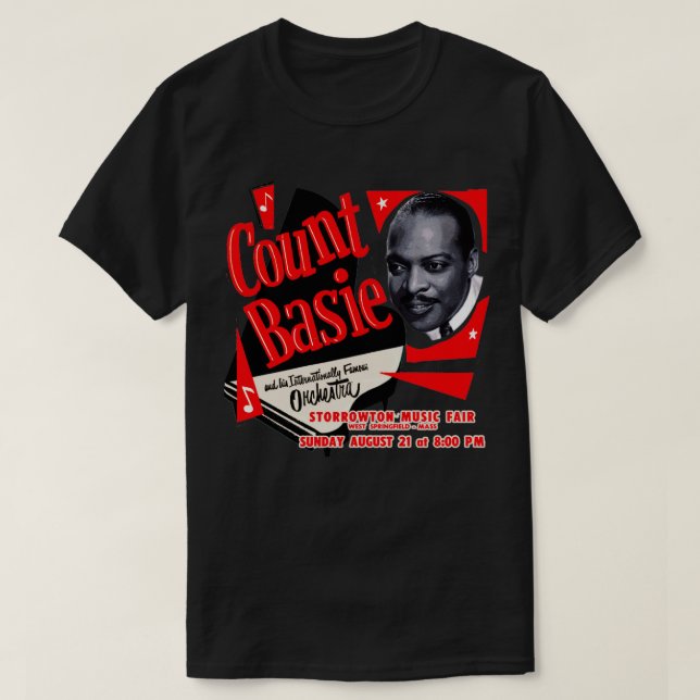 Camiseta Count Basie (Diseño del anverso)