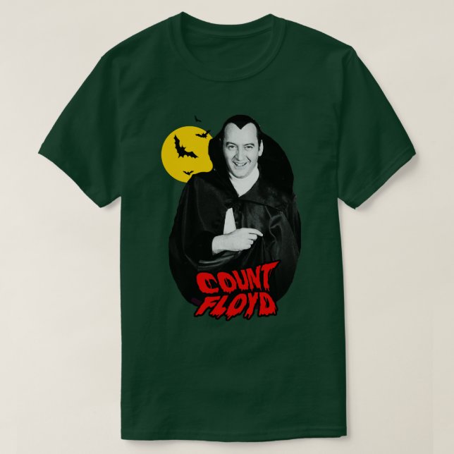 Camiseta Count Floyd SCTV (Diseño del anverso)