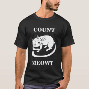 Camiseta Count Meowt Kitty Funny Cat Pun