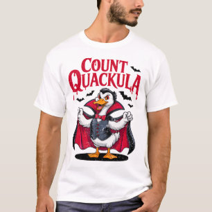 Camiseta Count Quackula Funny Halloween Vampick Duck