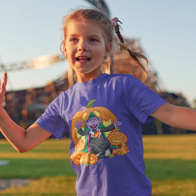 Camiseta Count von Count | Calabazas de Halloween (Kid wearing shirt)