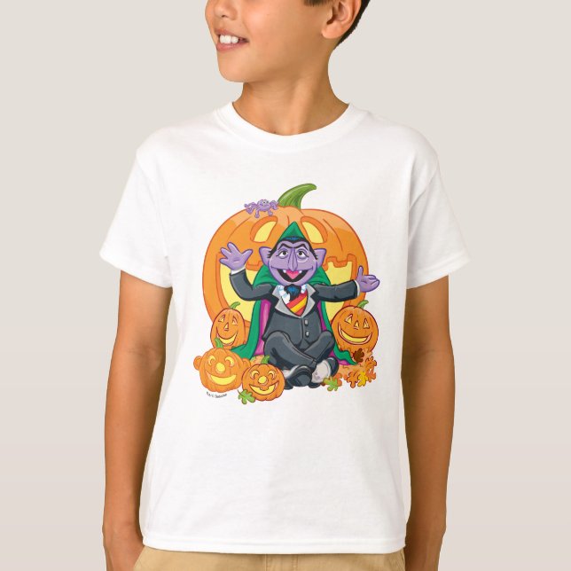 Camiseta Count von Count | Calabazas de Halloween (Anverso)