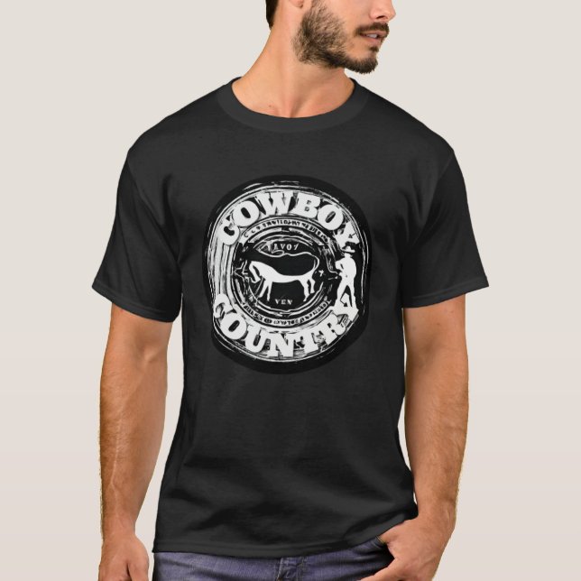 Camiseta Country Branding Irons Music Western Aesthetics Fa (Anverso)