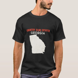 Camiseta Country Club Estaciones Georgia Estados Unidos Est