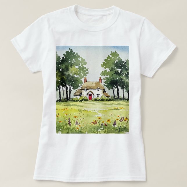 Camiseta  Country cottage (Diseño del anverso)