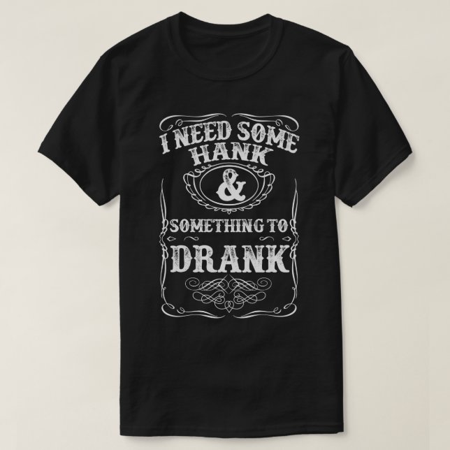 Camiseta Country Music Vintage Drinking Humor Design (Diseño del anverso)
