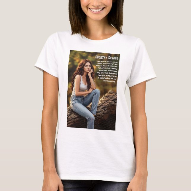 Camiseta Country Strong (Anverso)