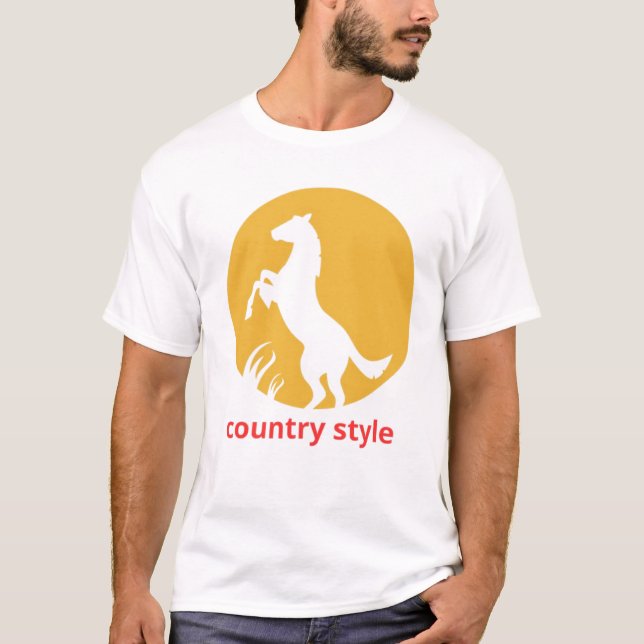 Camiseta Country Style Design  (Anverso)